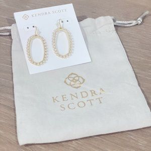 Kendra Scott Elle Open Frame Crystal Drop Earrings